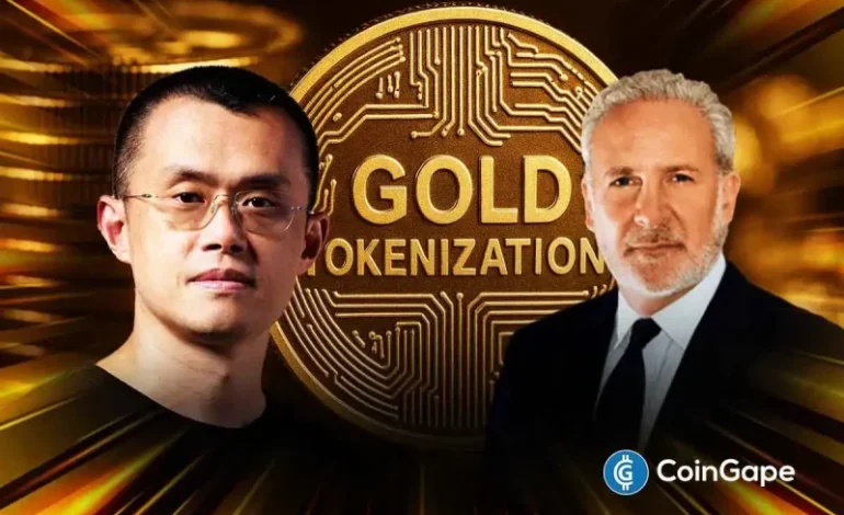  Just-In: Changpeng “CZ” Zhao Counters Peter Schiff, Says “Tokenizing Gold Is Not On-Chain Gold”