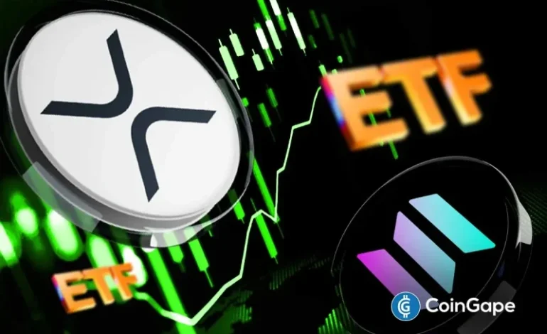 Solana and XRP ETFs Attract Fresh Inflows Even as Crypto Market Falls