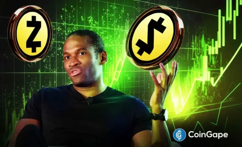  Zcash (ZEC) Skyrockets 20% as Arthur Hayes Shares Another Bold Price Target