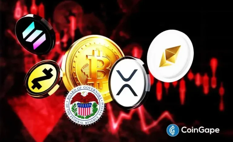  Crypto Market Crash Erases Fed Rate Cut-Driven Bitcoin, ETH, XRP, SOL, ZEC Gains